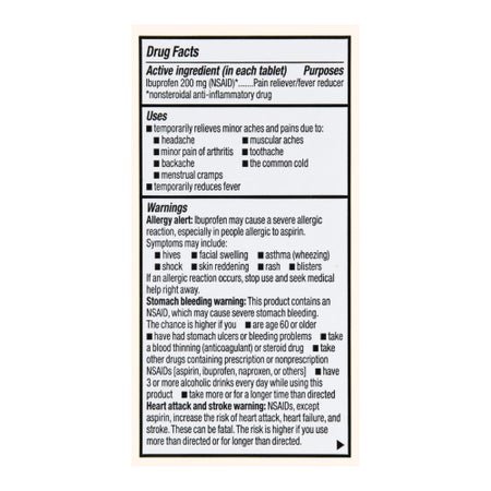 Pain Relief Foster & Thrive™ 200 mg Strength Ibuprofen Tablet 24 per Bottle