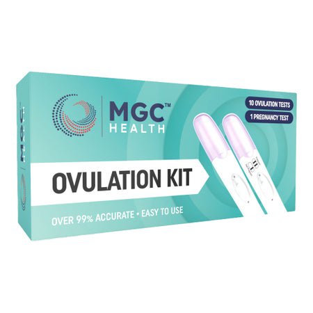 Reproductive Health Test Kit MGC Health™ hCG Pregnancy Test / LH Ovulation Predictor 10 Tests CLIA Waived