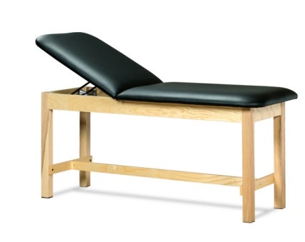 Treatment Table with H-Brace Classic Series™ Fixed Height 30 W X 72 L Inch Adjustable Backrest 400 lbs. Weight Capacity