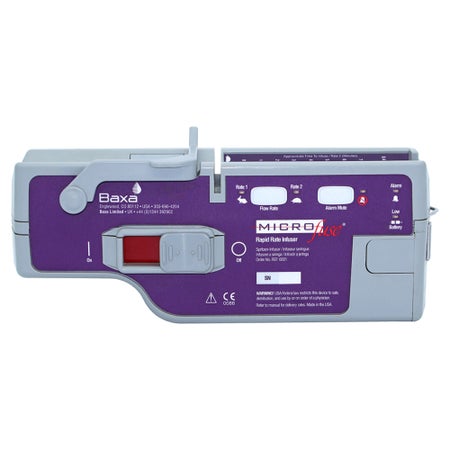 Refurbished Syringe Infusion Pump Baxa Microfuse 2 Alkaline C Batteries 5.5 inch / hr / Slow: 1.8 inch / hr