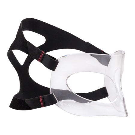 Face Guard Mueller® One Size Fits Most Half Length Reusable NonSterile
