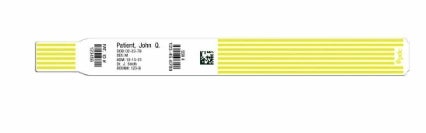 Identification Wristband ScanBand® Thermal with Barcode Adhesive