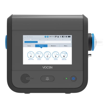 Portable Ventilator with High Flow Nasal Cannula Therapy and Extra High-Pressure O2 Capability VOCSN® V+Pro® Adult: 15 to 60 L/min / Pediatric 4 to 25 L/min