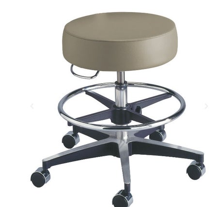 Dental Stool Without Backrest Pneumatic Height Adjustment