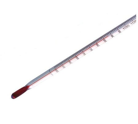 Liquid-in-Glass Thermometer Celsius 0° to 100°C Partial Immersion Does Not Require Power