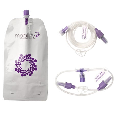 Enternal Feeding Pump with Giving Set Mobility+ 500 mL NonSterile