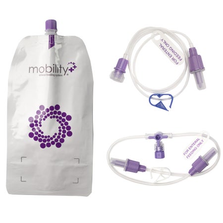 Enternal Feeding Pump with Giving Set Mobility+ 500 mL NonSterile