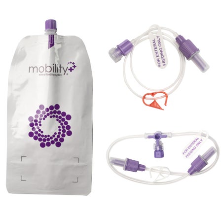 Enternal Feeding Pump with Giving Set Mobility+ 500 mL NonSterile