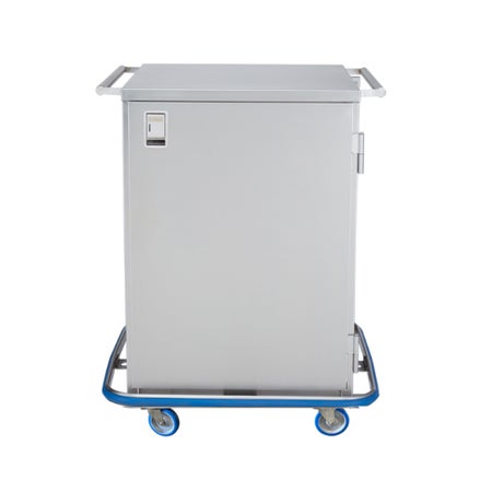 Mini Case Cart Blickman Stainless Steel Frame 29 X 29-5/8 X 40-1/2 Inch White