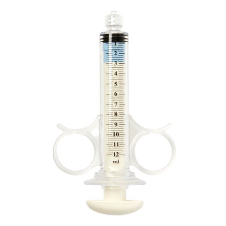 Control Syringe Medline High-Pressure 12 mL Luer Lock Tip Without Safety
