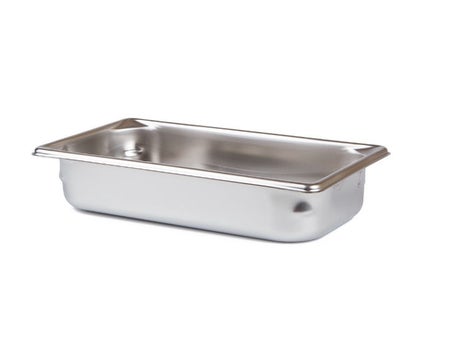 Instrument Tray Medegen One Third Size Stainless Steel 2-1/2 X 6-7/8 X 12-3/4 Inch
