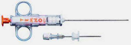 ACT Biopsy Device Adjustable Coaxial Temno™ 18 Gauge 20 cm Length Orange Sharp Bevel Tip