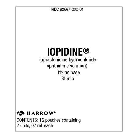 Iopidine® Apraclonidine HCl 1% Solution 0.1 mL