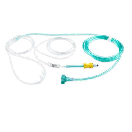 ETCO2 Nasal Cannula NomoLine® HH Pediatric Straight Prongs 6-1/2 Foot Tubing Low Flow Rate