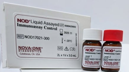 Assayed Control Set NOD® Frend Free Thyroxine (FT4) / Prostate-specific Antigen (PSA) / Testosterone / Thyroid Stimulating Hormone (TSH) / Vitamin D (25-OH) Level 1, 2 2 X 3 mL