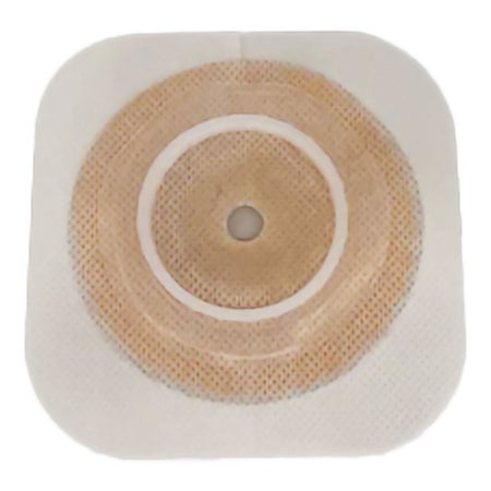 Ostomy Barrier Trim to Fit, Standard Wear Flexible Tape 45 mm Flange Up to 1-1/4 Inch Opening 4-1/2 X 4-1/2 Inch