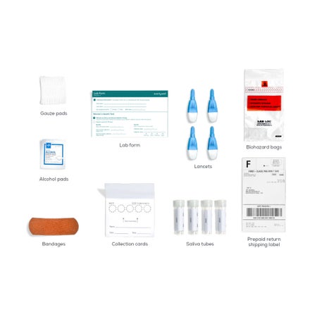 Specimen Collection and Transport Kit Everlywell Collection Bag / Collection Tube Sterile