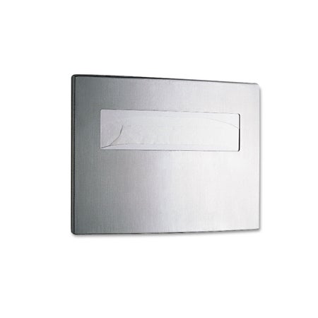 Toilet Paper Dispenser Bobrick Silver Stainless Steel Manual Pull 250 Single or Half-Fold Covers Wall Mount