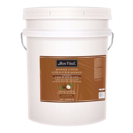 Massage Treatment Bon Vital' Coconut 5 gal. Pail Unscented Lotion