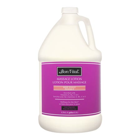 Massage Treatment Bon Vital' Deep Tissue 1 gal. Jug Scented Lotion