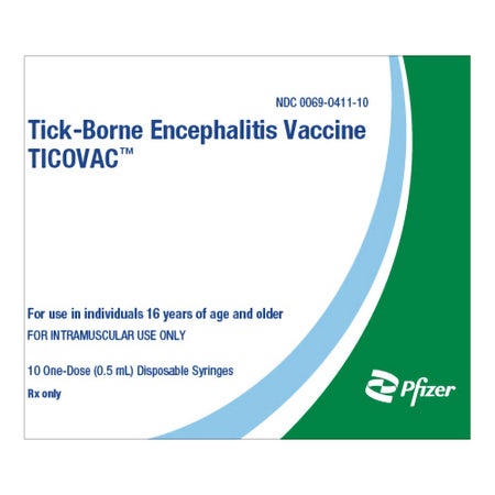 TICOVAC™ Tick-Borne Encephalitis Vaccine 2.4 mcg Injection 0.5 mL