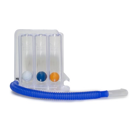 Tri Flow Rate Incentive Spirometer McKesson LUMEON™ Universal 600 to 1200 mL Without One Way Valve