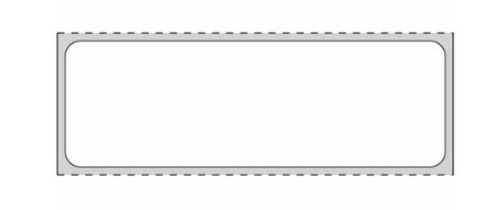 Blank Label PDC® Thermal White Permanent 1 X 3 Inch