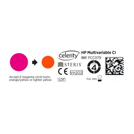 Sterilization Chemical Indicator Strip Celerity™ HP Multivariable Vaporized Hydrogen Peroxide Cycle Dependent Type 4