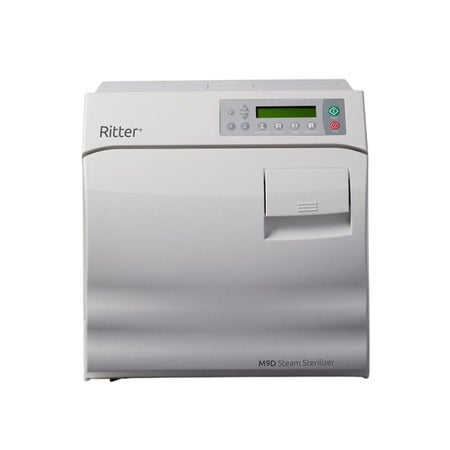 Benchtop Autoclave Ritter® M9 Steam 9 X 15 Inch Chamber Manual Door