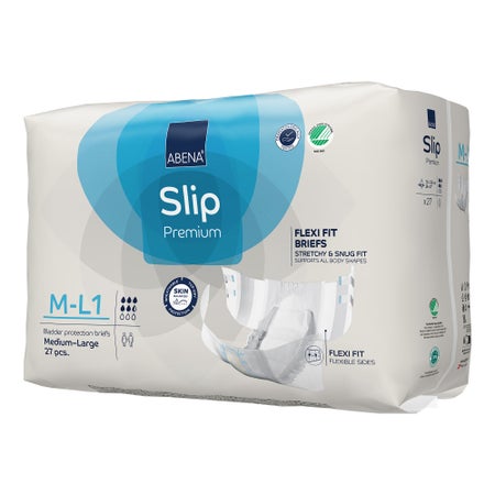 Incontinence Brief Abena Slip Flexi Fit Adult Medium / Large Unisex Disposable Moderate Absorbency