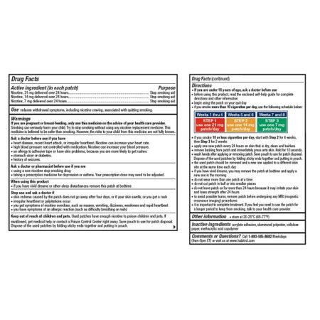 Stop Smoking Aid Kit 21 mg Strength Transdermal Patch