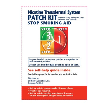 Stop Smoking Aid Kit 21 mg Strength Transdermal Patch
