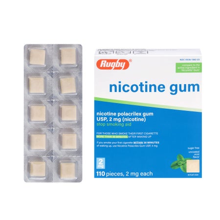 Stop Smoking Aid 2 mg Strength Gum