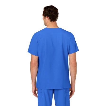 Scrub Shirt Wink™ W123 X-Large Royal Blue 4 Pockets Short Sleeve Male