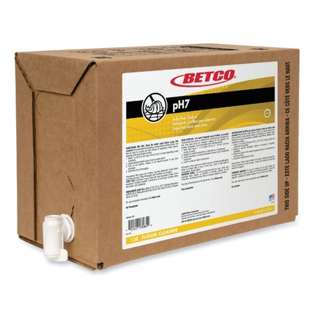 Floor Cleaner Betco® PH7 Liquid 5 gal. Bag-In-Box Lemon Scent