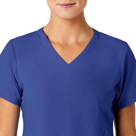 Scrub Shirt Wink™ W123 Medium Galaxy Blue 3 Pockets Short Sleeve Female
