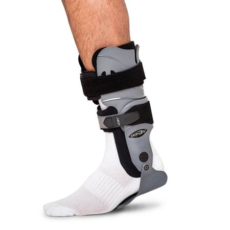 Ankle Support DonJoy® Velocity™ Medium Hook and Loop Strap Closure / Ski Buckle Closure / Single-Pull Lace Closure Right Ankle