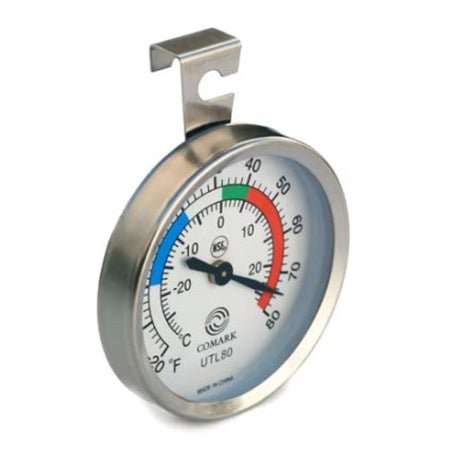 Refrigerator/Freezer Thermometer Comark Stainless Steel