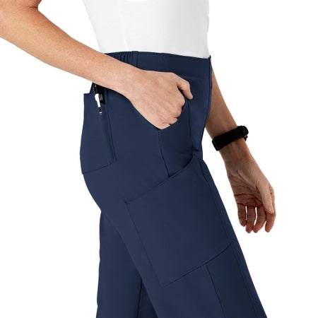 Scrub Pants Wink™ W123 Cargo Large Navy Blue Female