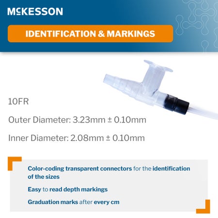 Suction Catheter Tray McKesson 10 Fr. DeLee Tip Chimney Control Vent
