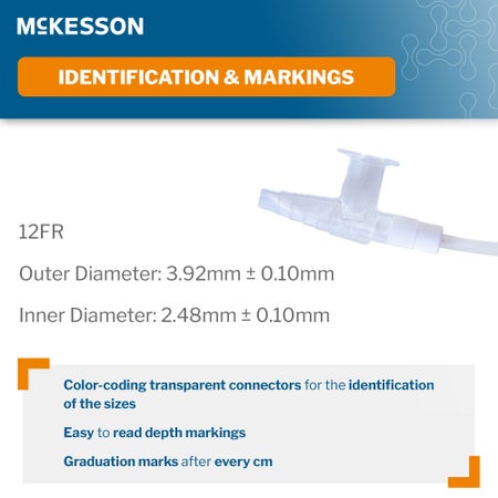 Suction Catheter Tray McKesson 12 Fr. DeLee Tip Chimney Control Vent
