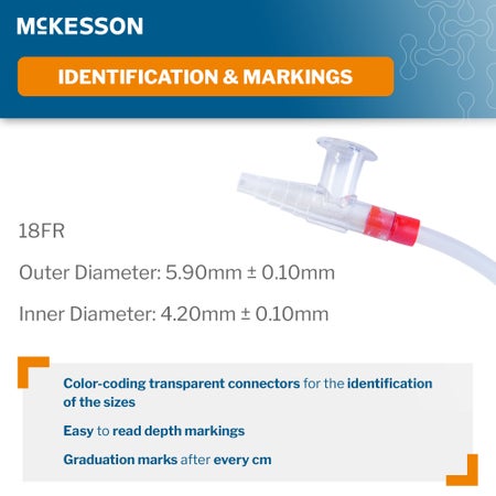 Suction Catheter Tray McKesson 18 Fr. DeLee Tip Chimney Control Vent