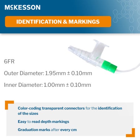 Suction Catheter Tray McKesson 6 Fr. DeLee Tip Chimney Control Vent