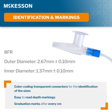 Suction Catheter Tray McKesson 8 Fr. DeLee Tip Chimney Control Vent