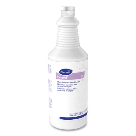Surface Cleaner Diversey™ Emerel™ Acid Based Manual Pour Cream 32 oz. Bottle Fresh Scent NonSterile