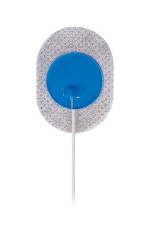 ECG Monitoring Electrode BlueSensor NF Offset Snap Connector Solid Gel Cloth Backing Infant Non-Radiolucent 12 per Pack