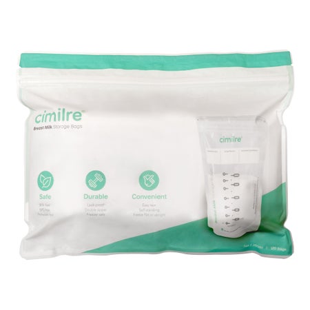 Breast Milk Storage Bag Cimilre® 7 oz. Clear
