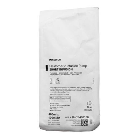 Elastomeric Pump McKesson 400 mL Volume 100 mL / Hr. Flow Rate