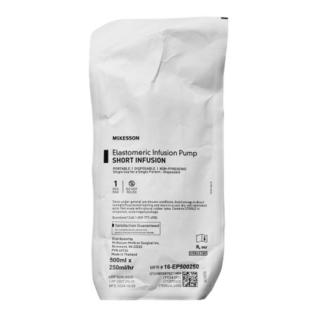 Elastomeric Pump McKesson 500 mL Volume 250 mL / Hr. Flow Rate