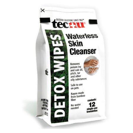 Personal Cleansing Wipe Tecnu Detox Individual Packet Scented 1 Count